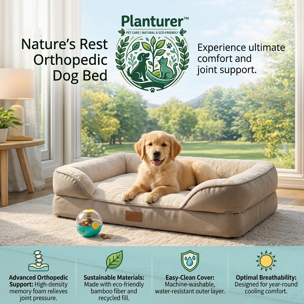 𝐩𝐥𝐚𝐧𝐭𝐮𝐫𝐞𝐫™ NatureRest Orthopedic Dog Bed