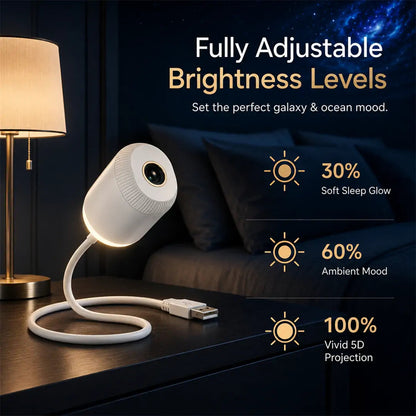 Kaala® Smart 5D Holographic Night Light Projector (HD Dynamic)
