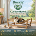𝐩𝐥𝐚𝐧𝐭𝐮𝐫𝐞𝐫™ ComfortHaven Eco-Friendly Pet Retreat Bed